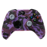Silicone Protective Skin Case for XBox One X S Controller Protector Water Transfer Printing Camouflage Cover Grips Caps