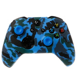 Silicone Protective Skin Case for XBox One X S Controller Protector Water Transfer Printing Camouflage Cover Grips Caps