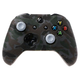 Silicone Protective Skin Case for XBox One X S Controller Protector Water Transfer Printing Camouflage Cover Grips Caps