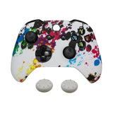 Silicone Case + Analog Sticks Grip For Xbox One S Controller Protective Skin Cover For Xbox One Slim Gamepad Camouflage