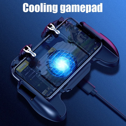 For PUBG Gamepad Cell Phone Mobile control Joystick Gamer Android Game pad L1R1 controller for iPhone Xiaomi Cooler Cooling Fan