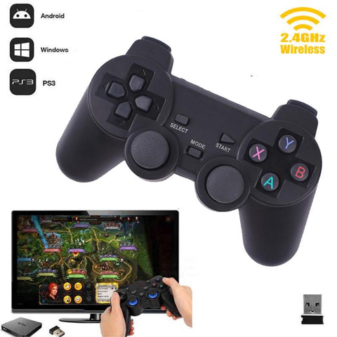 Cewaal Hot 2.4G Wireless Gamepad PC For PS3 TV Box Joystick 2.4G Joypad Game Controller Remote For Xiaomi Android