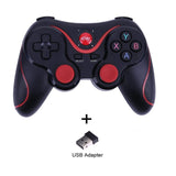 Wireless Bluetooth 3.0 Game Controller Terios T3/X3 For PS3/Android Smartphone Tablet PC With TV Box Holder T3+ Remote Gamepad